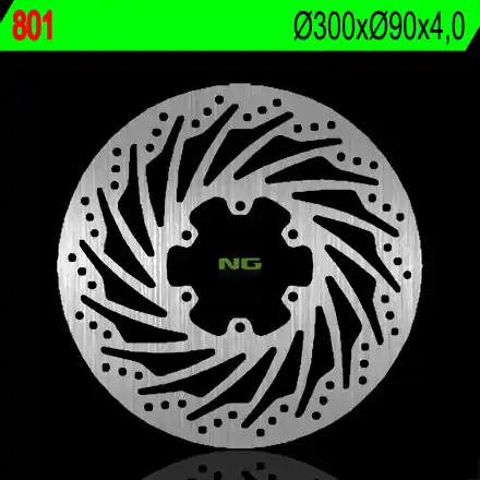 NG přední brzdový kotouč APRILIA RS 50 07-08, BETA 50/125, DERBI 50/80/125 (300X90X4) (6X6,5mm) Oblíbený