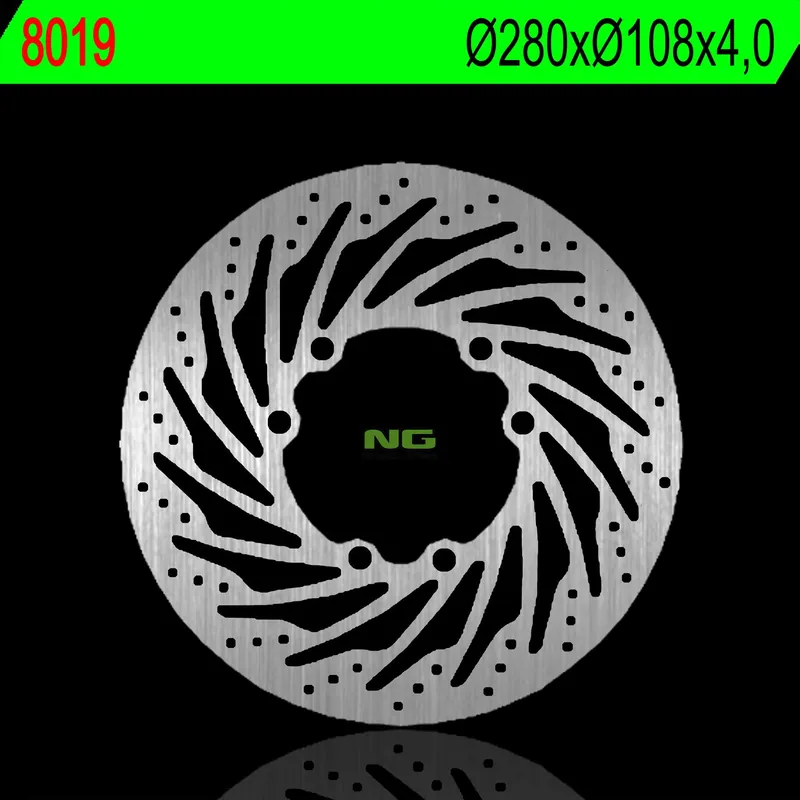 NG přední brzdový kotouč DERBI 125 CROSS CITY 07-13,TERRA 125 06-13, SENDA 125 06-07,MULHACEN 125,MH50/125 (280X108X4mm)(6X6,5mm) Hromadná Objednávka