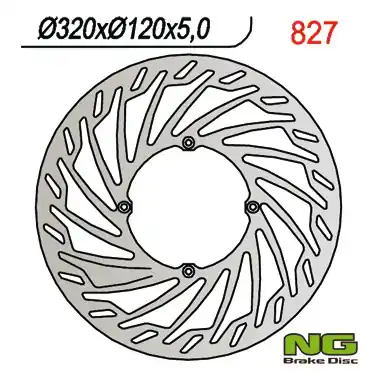 Exkluzivní NG přední brzdový kotouč HUSQVARNA SMR 570 (00-03) (320X120X5) OVERSIZE