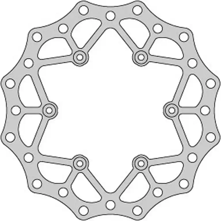 DELTA BRAKING brzdový kotouč zadní YAMAHA YZ 125 02-21, WRF 250 02-21, WR 250 02-07, YZ/YZF 250 02-21, WRF/YZF 02-21, WAVE ULTRA LIGHT (245X115X4mm) (6X6,5mm) (NG789X) Cenový Hit