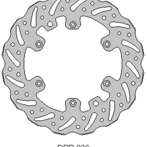 Sleva DELTA BRAKING přední brzdový kotouč KTM 2T/4T 91-25, HUSABERG, HUSQVARNA, GAS-GAS 21, WAVE (260X126,5X3mm) (6X6,5mm) (NG140)