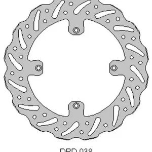 DELTA BRAKING přední brzdový kotouč HUSQVARNA CR/WR 125 00-13, TR/TC/WR 250 00-13, TE/TC 450/510/610 05-10, WAVE (260X120X3mm) (4X6,5mm) (NG910) Originální