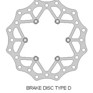 DELTA BRAKING brzdový kotouč zadní BETA 2T/4T 13-21, WAVE ULTRA LIGHT (220X108,2X4mm) (6X6,5mm) (NG1294) Cenově Výhodný