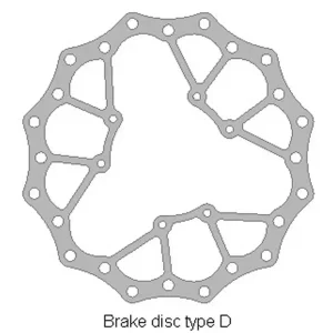 Nejprodávanější DELTA BRAKING přední brzdový kotouč HONDA CRF 250 15-21, CRF 450 15-21, WAVE ULTRA LIGHT (260X101,2X4mm) (6X6,5mm) (NG1486)