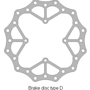 DELTA BRAKING přední brzdový kotouč KAWASAKI KX 250 15-21, KX 450 15-21, WAVE ULTRA LIGHT (270X109,5X4mm) (4X9,5mm) (NG1151) Akce