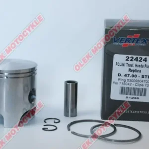 Horká Nabídka Píst Vertex POLINI, HONDA, PIAGGIO 47,75mm čep 12mm (kroužky 53009804780 X 2 kusy)
