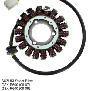 ELECTROSPORT vinutí alternátoru (stator) SUZUKI GSXR 600 06-17, GSXR 750 06-17 Garance Vrácení Peněz