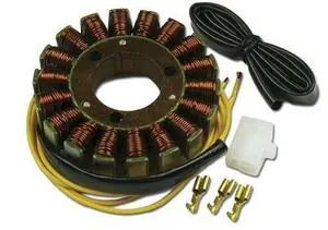 ELECTREX vinutí alternátoru (stator) HONDA CBR600F 87-90, VF500F/C, SUZUKI VS800 96-05, YAMAHA FZS600 98-03 (103X42X20mm) Rychlé Dodání