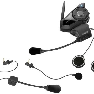 SENA interkom motocyklový 30K MESH 2.0 BLUETOOTH 4.1 do 2000M s sada HD reproduktorů a univerzálního mikrofonu ( bez rádia FM ) ( 2 sady ) (EL) - nahrazuje 30K-01D a 30K-02D Velkoobchod