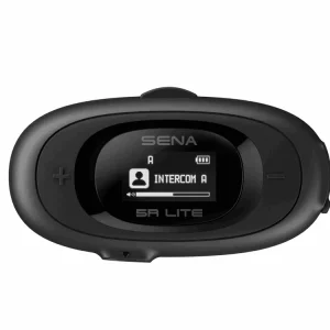 SENA interkom motocyklový 5R lité BLUETOOTH 5.1 do 700M s LCD displejem i MIKROFONEM na oblouku ( 1 sada ) (EL) Limitovaná Edice