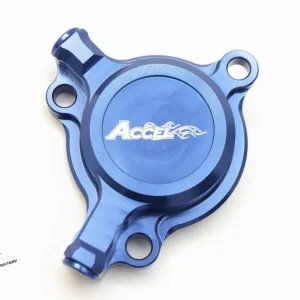 ACCEL víčko olejového filtru YZF 250 01-13, WR 250F 01-14, barva světle modrá Ověřený