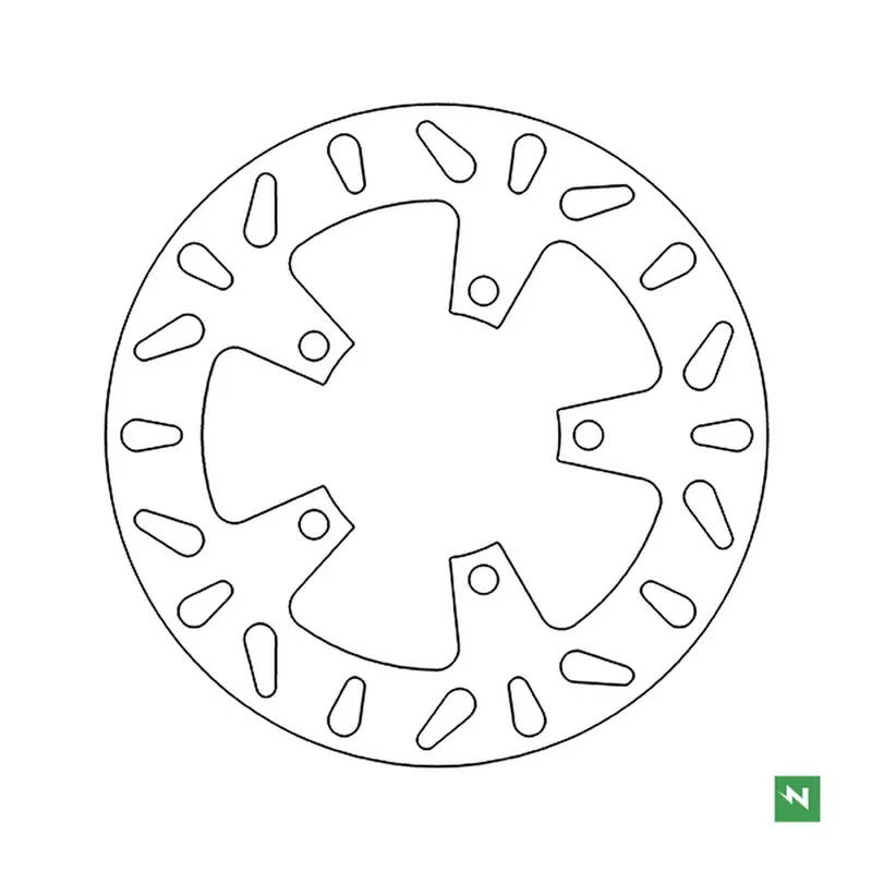 NEWFREN brzdový kotouč zadní SUZUKI GSF/GSR/GSXR/SV/RF (240X89X5) (5X10,5mm) Moderní