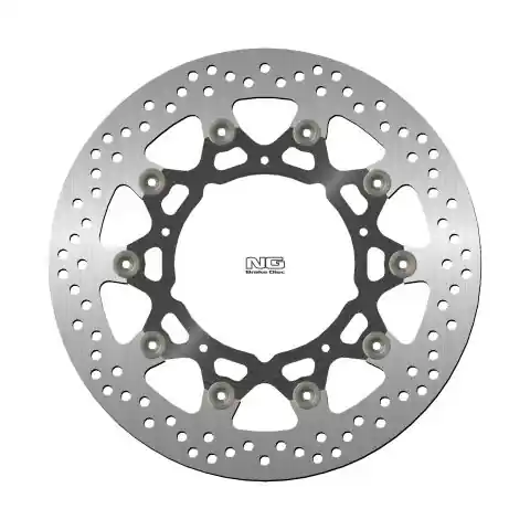 Výhodná Nabídka NG přední brzdový kotouč YAMAHA FZ/FZS800 10-16, XT1200Z 10-17, R1 07-11, R6 05-16 (310X132X5mm) (5X8,5mm) plovoucí (prostředek hliníkový)