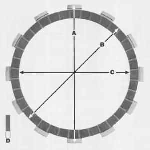 PROX spojkové plechy YAMAHA YZF426 00-02, YZF450 03-06 (P089-8) Vrácení Zdarma