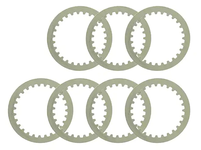 Ruční Výroba BRONCO spojkové plechy YAMAHA YFM660 raptor 01-06, YFZ350 BANSHEE 87-06,XT600/TT600/XTZ660/YZF400 (134,0X100,3X1,2mmX27T)-6X (7 kusů)