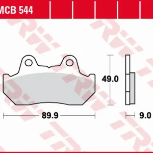 TRW ZF brzdové destičky KH069 KH069/2/3 organické HONDA CBX 125F 84-88, CN 250 HELIX 86-99, NSR 250/400R 85-86, CB 450 83-86, VF 500 84-87, CX 650 83, GL 650 GOLDWING 83-85, CBX 1000 81-83 PRZÓD HONDA CX 500E/turbo 82-86 přední/zadní Akce