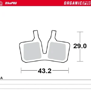 Odeslání Ihned MOTO-MASTER BIKE PRO brzdové destičky organické PRO vhodné pro MAGURA MT 5, MT 7