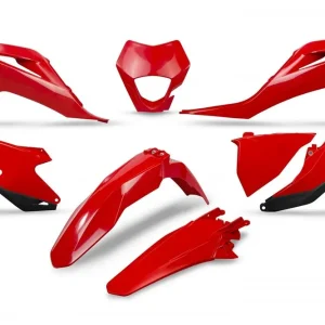 Výprodej UFO kompletní sada plastů GAS GAS EC / EC-F 250 / 300 / 350 21-23 s krytem světla barva červená