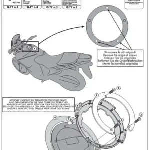 Poslední Šance KAPPA držák brašen na nádrž DUCATI