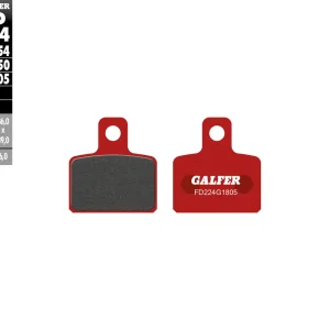 GALFER brzdové destičky KH351 polokovové TRIAL (barva červená) (TRIAL osa, SCORPA, SHERCO, TRS, MONTESA, GAS GAS ) Sezónní Sleva