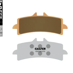 Záruka V Ceně GALFER brzdové destičky KH447 sintrované barva zlatá sport, přední (BREMBO)