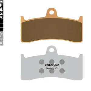 Finální Výprodej GALFER brzdové destičky KH424 sintrované barva zlatá sport