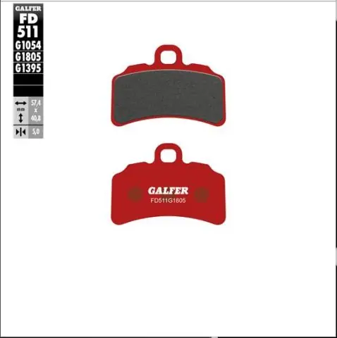 Cenová Bomba GALFER brzdové destičky polokovové BETA EVO 125 / 250 / 300 17-23, GAS GAS TRIAL GP 125 / 250 / 280 / 300 19-, TXT 125 / 250 / 280 / 300 19-, SHERCO 300 ST 21-, MONTESA COTA 260 / 300 18- ( přední )