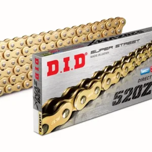 Nakupujte Hned DID hnací řetěz 520ZVMXGG-120 (120 článků) X-RING zlatá / zlatá rozpojený + nýtovací spojka