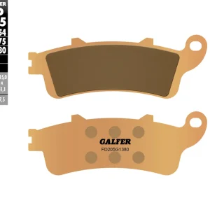 GALFER brzdové destičky KH261 / KH281 sintrované barva zlatá SCOOTER Speciální Cena