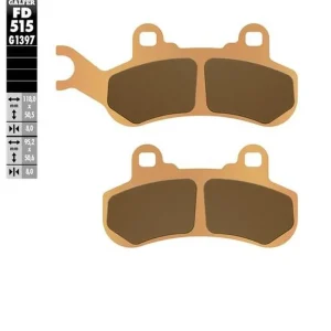 Top Prodej GALFER brzdové destičky KH683 sintrované barva zlatá ATV CAN AM pravý přední