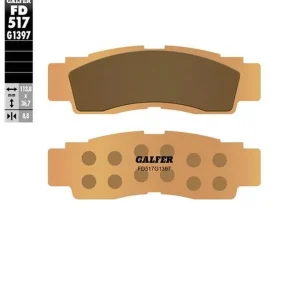 GALFER brzdové destičky KH676 sintrované barva zlatá ATV přední YAMAHA YXE 1000 WOLVERINE 21-24; YXZ 1000 16-24 Jen Po Omezenou Doba