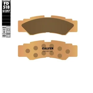 Horká Nabídka GALFER brzdové destičky KH677 sintrované barva zlatá ATV zadní YAMAHA YXE 1000 WOLVERINE 21-24; YXZ 1000 16-24