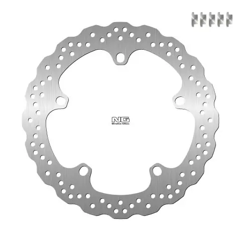 NG přední brzdový kotouč BMW F 800/R850,1100,1150/K 1200/1300/1600 (320X181X4,8mm) (5X14,0mm) WAVE Odeslání Ihned