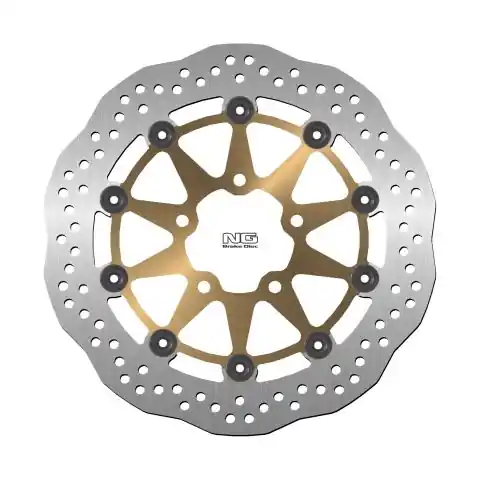 NG přední brzdový kotouč SUZUKI GSXR 600/750/1000 03-05, VL800 14-15 (300X69X5mm) (5X10,5mm) WAVE plovoucí Akce