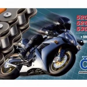 CZ hnací řetěz 530 DZO (118 článků) O-kroužek bronzová do 1000 ccm (43,0 KN) + spojka Prémiový