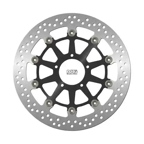 Ruční Výroba NG přední brzdový kotouč DUCATI DARK 15-16, DIAVEL 11-18, HYPERMOTARD 13-18 (320X72X5mm) (5X8,5mm) plovoucí (prostředek hliníkový), HYPERstrada, MONSTER, MULTI strada 950/1200