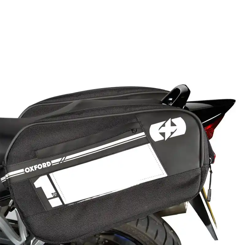 Super Cena OXFORD boční brašny velké F1 PANNIER LARGE 55L barva černá objem 55 litrů (nahrazuje OL434)