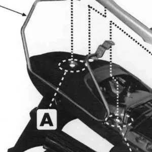 Horká Nabídka KAPPA nosič pod boční brašny HONDA XL 650V TRANSALP 00-07