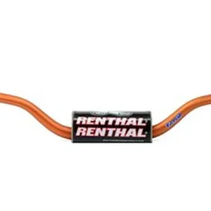Novinka RENTHAL řidítka 1,1/8 (28,6mm) MX FATBAR HANDLEBAR ORANGE KTM SX 85 2013 ON PADDED barva oranžová s chráničem