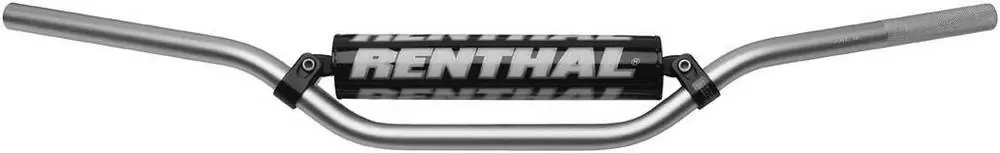 RENTHAL řidítka 7/8 (22mm) MX HANDLEBAR SILVER RC PADDED barva stříbrná s chráničem Záruka V Ceně
