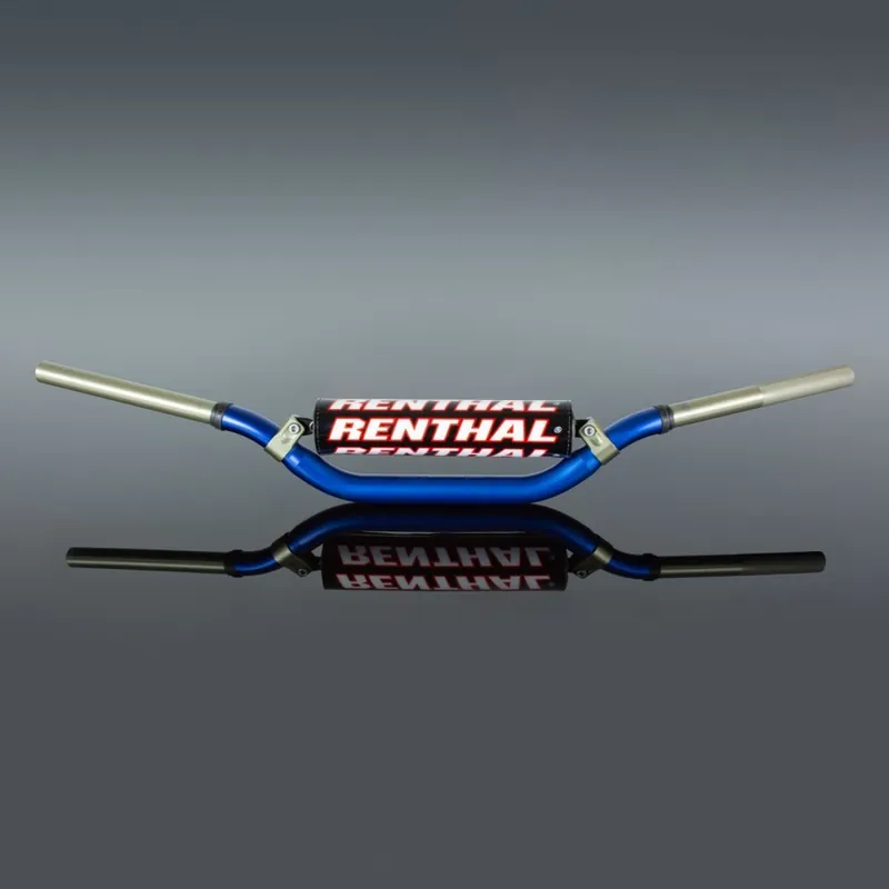 RENTHAL řidítka 1,1/8 (28,6mm) MX TWINWALL 997 HANDLEBAR BLUE CR/CRF 04-13 KX/KXF 06-13 PADDED barva světle modrá s chráničem Nakupujte Hned