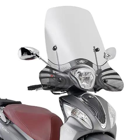 Akce KAPPA plexi štít KYMCO PEOPLE ONE 125/150 13-25, 46 X 68 cm průhledný