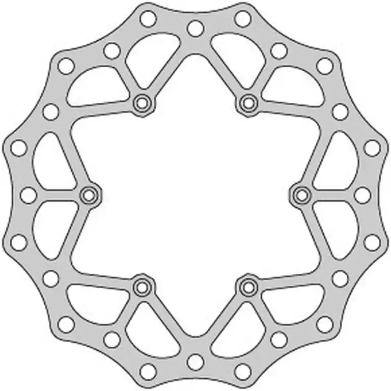 Doprava Zdarma DELTA BRAKING přední brzdový kotouč SUZUKI RM 125 88-10, RM 250 88-10, DRZ 250 01-07, YAMAHA YZ 125 01-16, YZ/YZF/WR 250 01-16, WRF/YZF 426/450 02-16, WAVE ULTRA LIGHT (250X118X3mm) (6X6,5mm) (NG675,NG276)